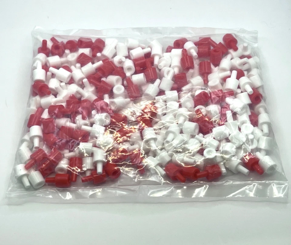 Acorazado Gran Lote de 2000 Clavijas Cortas - 1000 Rojo y 1000 Blanco Foto 1 de 4