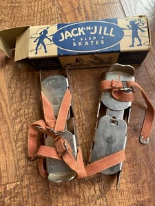 Child's JACK-N-JILL Sled Skates, Ice or Snow, 2 Blades W/ Box Adjustable - Picture 1 of 6