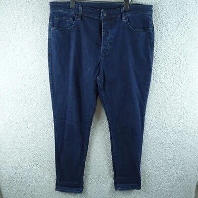 Ksubi Mens Jeans 38 X 32 Blue Rocky Knight Crawler Dark Wash Stretch Button - image 1 of 4