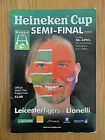 LeicesterTigers v Llanelli - Heineken Cup Semi-Final 2002 Signed by 24 Llanelli