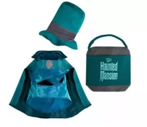 The Haunted Mansion Hatbox Fantasma Mascota Perro Disfraz y Juguete Set Talla S Disney Tails - Imagen 1 de 7