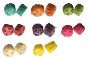 Luffs Loofah Cuts Natural chew toys small pets rabbit hamster Food grade colors
