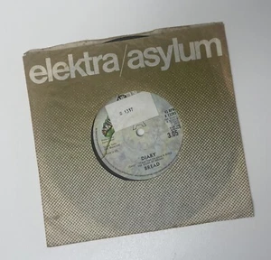 Bread - Diary / 7" 45rpm Vinyl / 1978 / Elektra K 12283 / FREE UK P&P - Picture 1 of 5