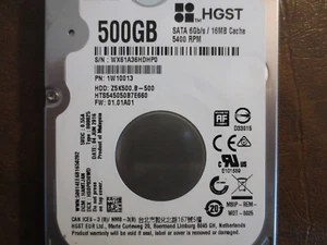 HGST HTS545050B7E660 PN:1W10013 DCM:HAMTJAN FW:01.01A01 500gb 2.5" Sata HDD - Picture 1 of 1