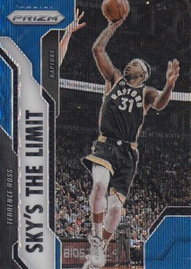 2016-17 Panini Prizm Sky's the Limit Prizms Blue Wave #8 Terrence Ross /99