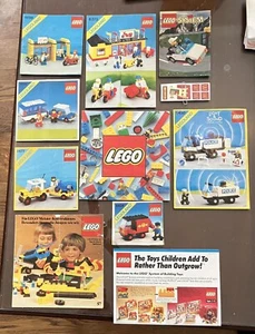 Lego Vintage Legoland Instructions Booklets 1977-1987 6699 6373 6694 6677 6450 - Picture 1 of 12