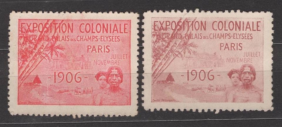 FR0028 Vignettes Erinnophiles Cinderellas- Ezposition Coloniale Paris 1906 - Photo 1/1