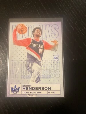 2023-24 Panini Court Kings Basketball Scoot Henderson Work in progress /25 #21 - Image 1 of 3
