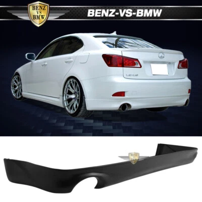 Fits 06-12 Lexus IS250 OE Style PP Rear Bumper Lip Spoiler Diffuser - Imagem 1 de 4