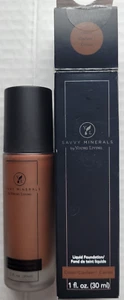 Savvy Minerals by Young Living - Liquid Foundation - 1 fl. oz. 30ml (COCOA) - Picture 1 of 4