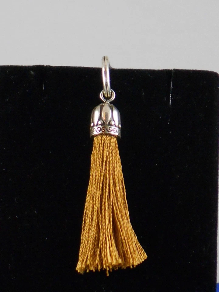 Brighton Silver Plated TAHLIA TASSEL COPPER Necklace Bracelet Amulet Pendant - Изображение 1 из 1