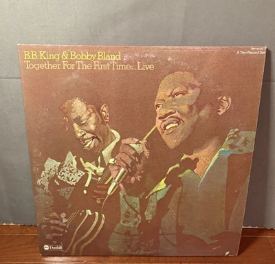 '74 B.B. KING & BOBBY BLAND U.S. 2-LP "Together for--First Time..LIVE w/Gatefold Foto 1 de 4