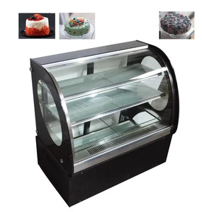 TECHTONGDA 220V Countertop Refrigerated Cake Showcase Air Cooling Low Noise 300W - Picture 1 of 21