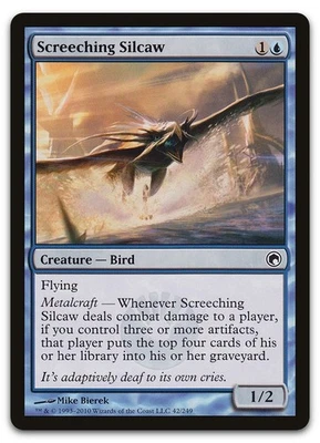 Screeching Silcaw #42 (LP) Scars of Mirrodin SOM Magic MTG - Image 1 of 2