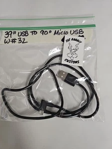 39" USB TO 90° MICRO USB CABLE - Picture 1 of 2