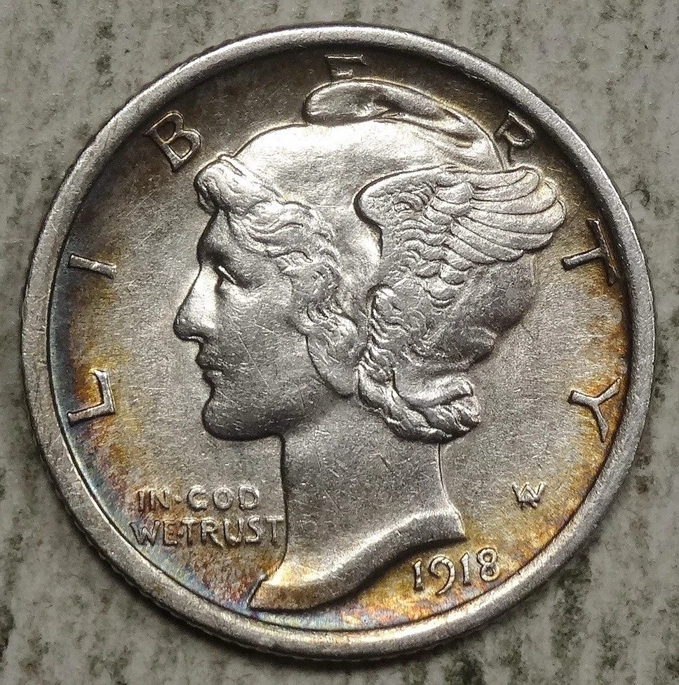1918 Year Mercury Dimes (1916-1945) for sale | eBay
