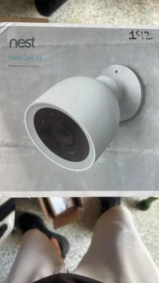 Nest NC4100US Wireless Outdoor Security Camera - White - Image 1 of 2