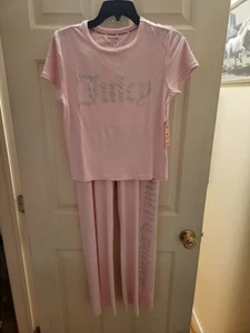๐Juicy Couture SLEEPWEAR "2 Piece Set" Pajamas Top&bottoms (M)๐ - Picture 1 of 4