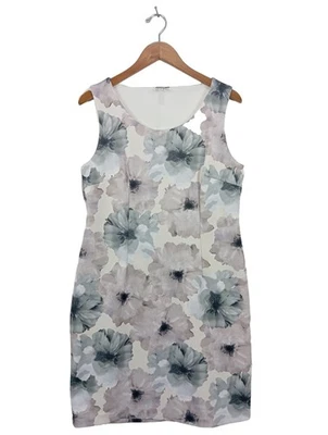 ALBA MODA Tunikakleid Damen Kleid Gr. DE 42 braun-hellgrau-wollweiß Elegant - Bild 1 von 4