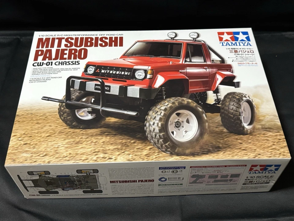 TAMIYA 58727 1/10 RC Car No.727 MITSUBISHI PAJERO (CW-01 SHASSIS) Assembly Kit