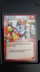 My Little Pony CCG: Star Spur - Appleoosan Deputy Common - Picture 1 of 2