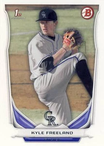 (10) Lote de tarjetas de novato 2014 Bowman Draft Picks KYLE FREELAND #DP5 Rockies - Imagen 1 de 1