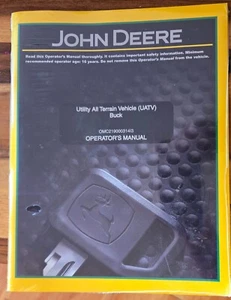 John Deere Operator's Manual Utility All Terrain Vehicle OMC21900031413 sealed - Picture 1 of 2