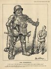 Ww2 British Propaganda Cartoon - Hitler & Armored Ss Super-Bully Robot