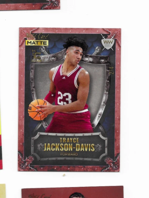 2022 Wild Card Matte SP Exclusive Trayce Jackson-Davis Weekend Warrior #2/4! IU - Image 1 of 1