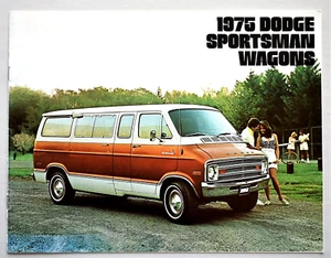 1975 DODGE SPORTSMAN VAN BROCHURE CATALOG ~ 12 PAGES ~ 8.5" x 11" - Picture 1 of 11