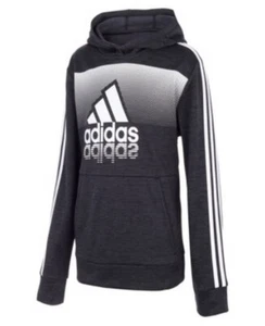 Adidas Big Boys Colorblock Melange Pullover Hoodie - Picture 1 of 6