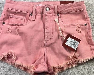 Mossimo высоты состаренный короткие шорты женщин размер 4/2,5 лосося розовый добыча новый с Ярлыками - Изображение 1 из 4