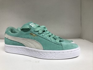 teal puma suede