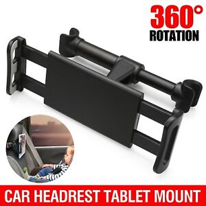 Universal Car Seat Back Headrest Phone Holder Tablet Phone 360 Rotating Mount AU