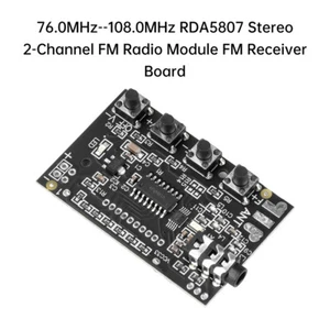 76,0MHz-108,0MHz RDA5807 Stereo 2-kanałowy moduł radiowy FM Płyta odbiornika FM - Zdjęcie 1 z 18
