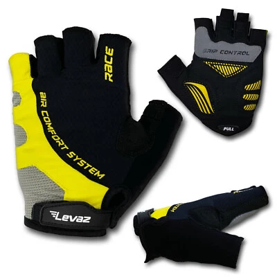 Fahrradhandschuhe Fingerlos Sommer Rad Handschuh Fahrrad Herren Damen Levaz - M