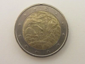 MONETA DA 2 EURO ITALIA 2008 DIRITTI UMANI - Foto 1 di 2
