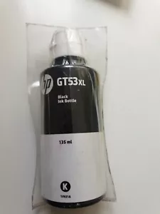 HP GT53XL Czarna oryginalna butelka z atramentem, 1VV21A - Oryginalna HP 135ml - Zdjęcie 1 z 4