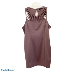 Naked Zebra Sleeveless Stretch Dress L NEW - Picture 1 of 6