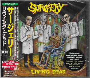 SURGERY - Living Dead CD Slovakia Thrash Death Metal JAPAN Press BRAND NEW!!!