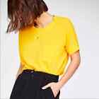 Callahan Chelsea Pocket Tee Shirt Yellow Size Xs