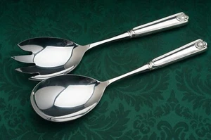 Fiddle Shell by Towle Sterling Silver 2 Salad Set, new - Picture 1 of 1