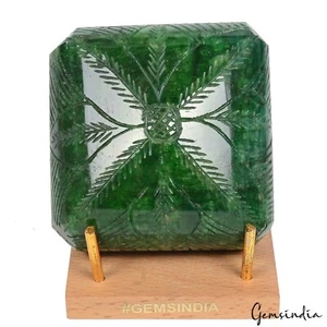 Piedra preciosa tallada extraída a mano octágono esmeralda verde natural de 3050 quilates - Imagen 1 de 7