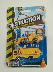 Construction Vehicle Dump Truck Sets New in Package Bulldozer Diecast Metal & Pl - Picture 1 of 3