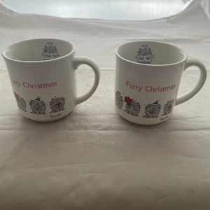 Sandra Boynton Furry Christmas Cat Coffee Mug Recycled Paper Products Vintage - Picture 1 of 9