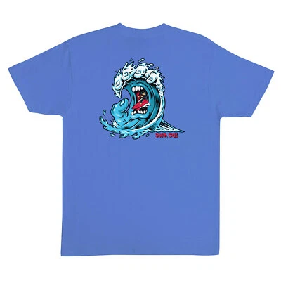 Santa Cruz Skateboards Shirt Screaming Wave Ultramarine - Image 1 of 2