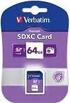 Verbatim VB-SDXC10-64G (VERBATIM SECURE DIGITAL CARD XC / UHS1 [SDXC] 64GB CLASS - Immagine 1 di 1