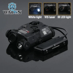 Tactical PEQ-15 RED/GREEN/BLUE Laser IR LED Light White Illuminator Tail Switch - Picture 1 of 20