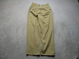 Polo Ralph Lauren Pants Mens 29x31 Khaki Polo Chino Pleated 100% Cotton Casual - Picture 1 of 12