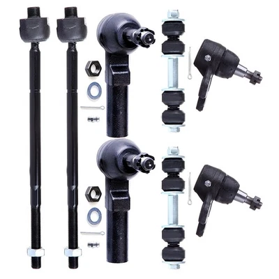 Rótulas de extremos de varilla de amarre delanteras 8 piezas para Buick LeSabre Cadillac DeVille Foto 1 de 4